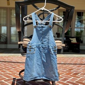 EUC Denim jumper dress